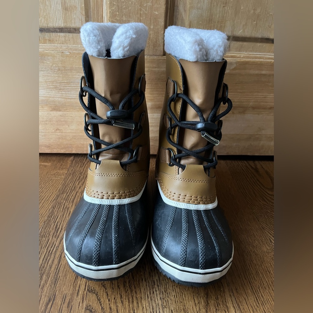 Sorel Big Kids Yoot Pac Snow Waterproof Rubber Boots Size 5 Youth, EU37